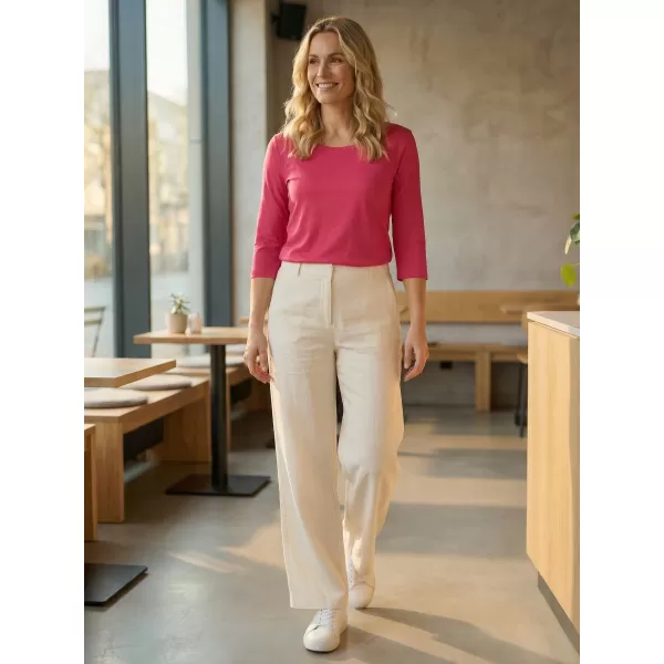  Tricou dama cu maneci 3/4 ALTISPORT MARAXA LTSR670 ROZ 