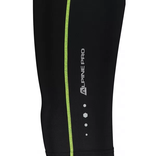  Pantaloni 3/4 bărbați ALPINE PRO ENZO 4 MPAR420 NEGRU/VERDE 