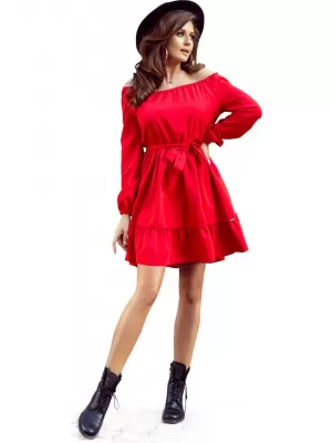 Rochie NUMOCO DAISY A265-4 ROŞU