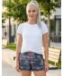 Pantaloni scurți de damă ALTISPORT TANA LPAR431 NEGRU