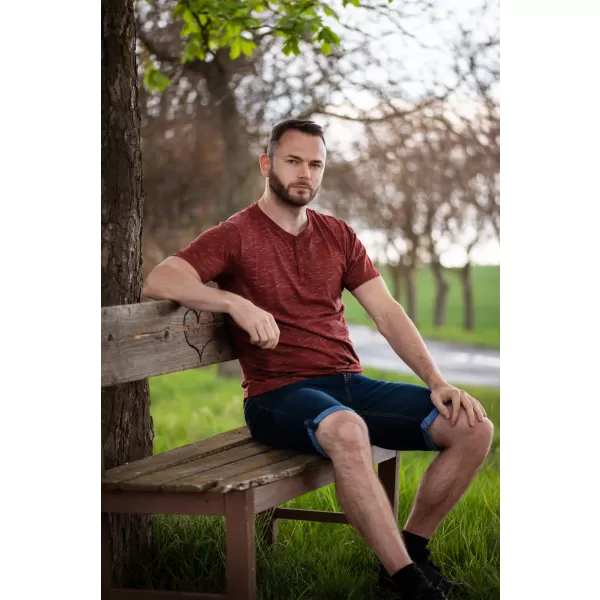  Tricou pentru bărbați ALTISPORT LADIUS MTSR527 ROȘU 
