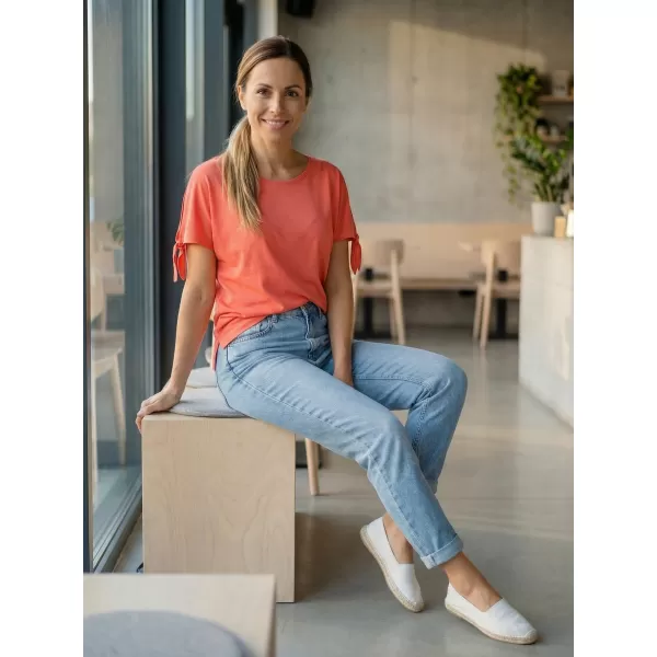  Tricou de damă cu mâneci scurte ALTISPORT NIALA LTSR671 PORTOCALE 