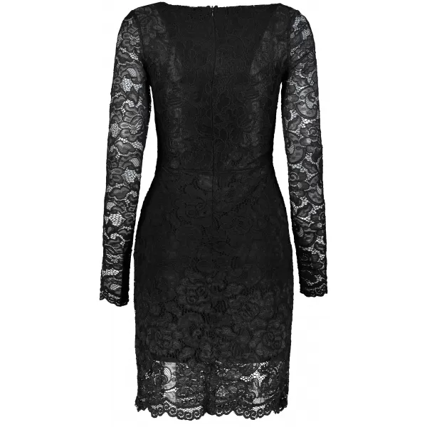  Rochie de dantelă pentru femei NOMOCO A170-1 NOMOCO BLACK NOMOCO1 