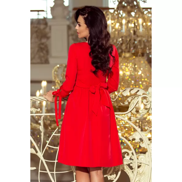  Rochie NUMOCO ALICE A195-4 ROŞU 