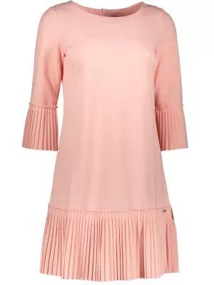 Rochie NUMOCO LUCY A228-1 PORTOCALIU UȘOR