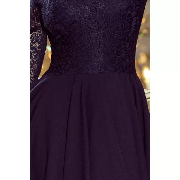  Rochie NUMOCO NICOLLE A210-2 ALBASTRU ÎNCHIS 