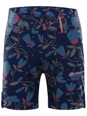 Pantaloni scurţi ALPINE PRO LARKO KPAR182 IMPRIMEU ALBASTRU