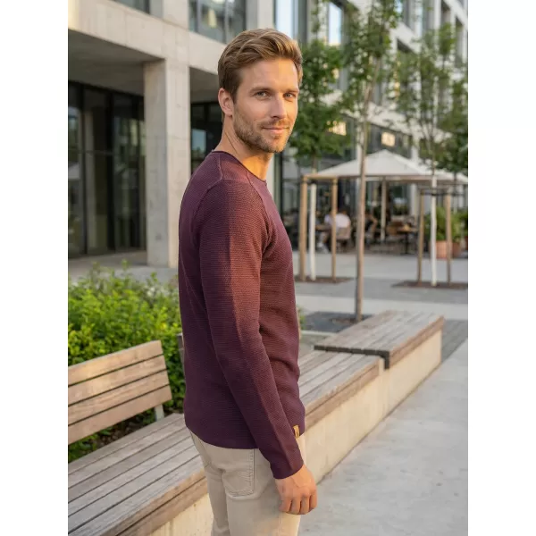  Pulover pentru bărbați ALTISPORT QUOD MPLR079 BURGUNDIA 
