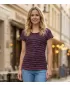 Tricou de damă cu mâneci scurte ALTISPORT GOBNATA LTSR640 NEGRU