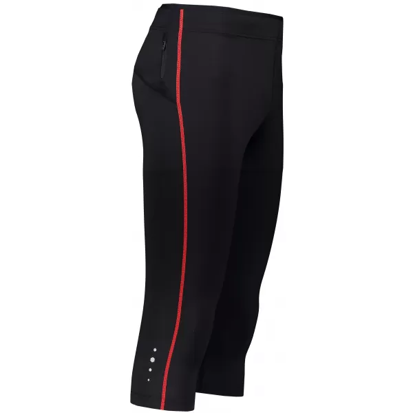  Pantaloni 3/4 bărbați ALPINE PRO ENZO 4 MPAR420 NEGRU/ROȘU 