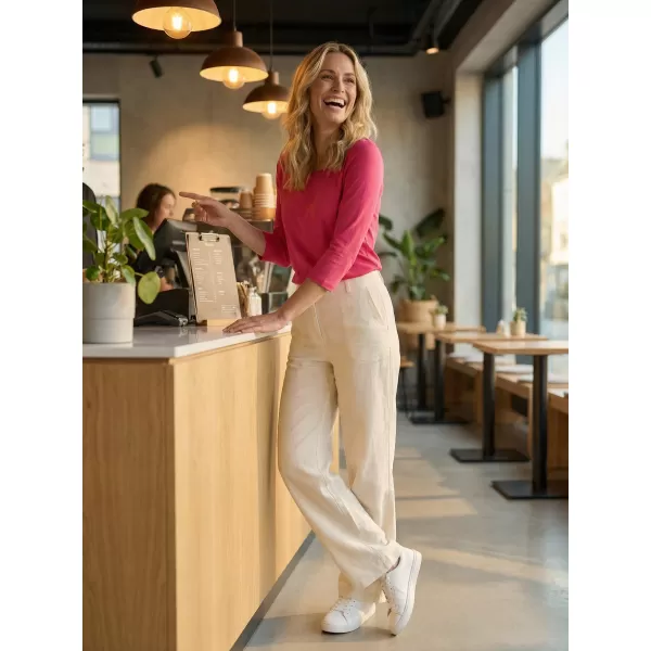  Tricou dama cu maneci 3/4 ALTISPORT MARAXA LTSR670 ROZ 