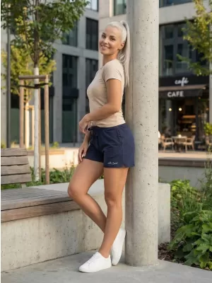 Pantaloni scurți de damă ALTISPORT ARISTA LPAR425 ALBASTRU