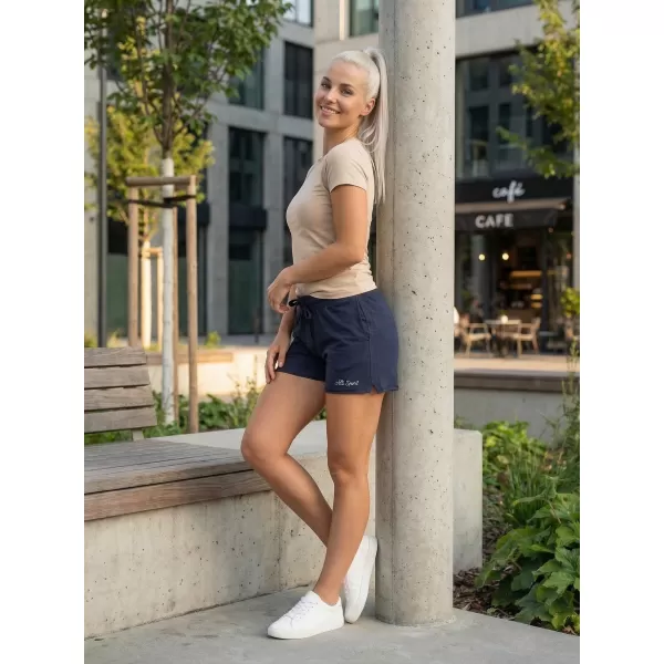  Pantaloni scurți de damă ALTISPORT ARISTA LPAR425 ALBASTRU 