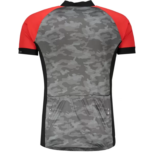  Jersey pentru biciclete ALPINE PRO MARK MTSR461 GRI/ROȘU 
