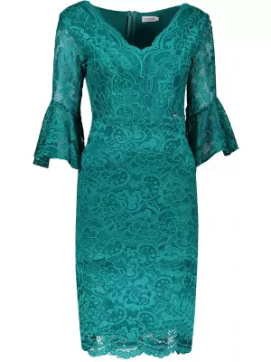Rochie pentru femei NOMOCO A234-2 Green Dantelă NOMOCO1