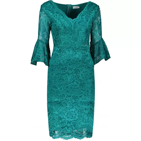  Rochie pentru femei NOMOCO A234-2 Green Dantelă NOMOCO1 