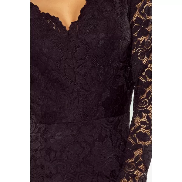  Rochie de dantelă pentru femei NOMOCO A170-1 NOMOCO BLACK NOMOCO1 