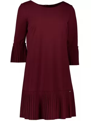Rochie NUMOCO LUCY A228-4 BURGUNDIA