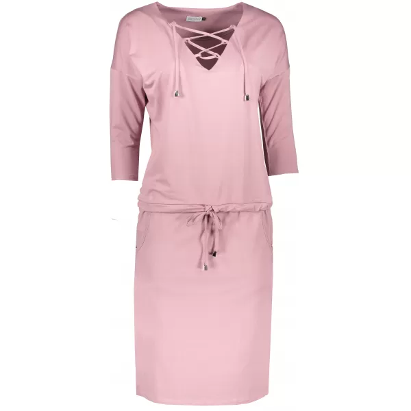  Rochie NUMOCO JANET A230-5 ROZ DESCHIS 