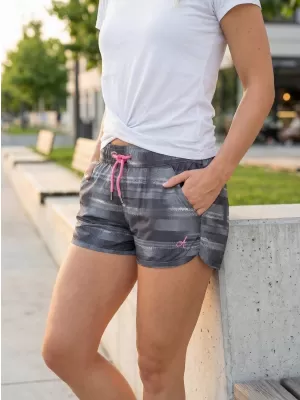 Pantaloni scurți de damă ALTISPORT TANA LPAR431 NEGRU