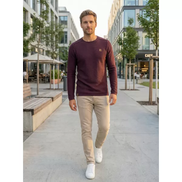  Pulover pentru bărbați ALTISPORT QUOD MPLR079 BURGUNDIA 