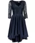 Rochie NUMOCO NICOLLE A210-2 ALBASTRU ÎNCHIS