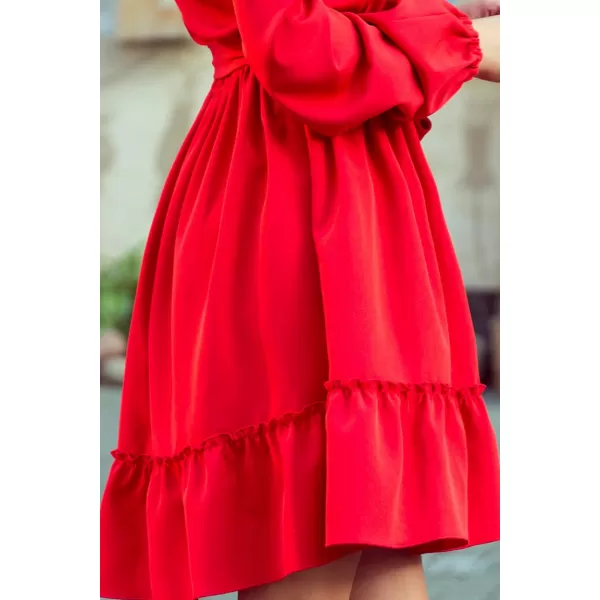  Rochie NUMOCO DAISY A265-4 ROŞU 