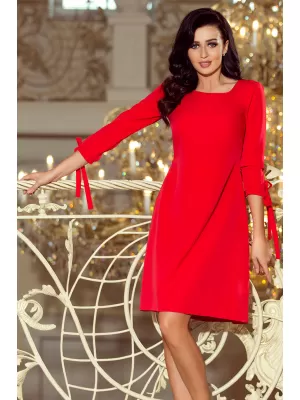 Rochie NUMOCO ALICE A195-4 ROŞU