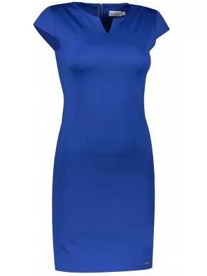 Rochie NUMOCO A132-1 ALBASTRU