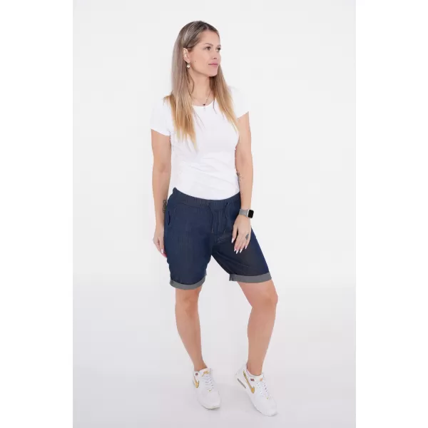  Pantaloni scurți de damă ALTISPORT ALUDRA LPAR424 ALBASTRU 