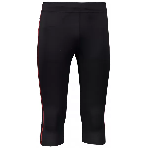 Pantaloni 3/4 bărbați ALPINE PRO ENZO 4 MPAR420 NEGRU/ROȘU 