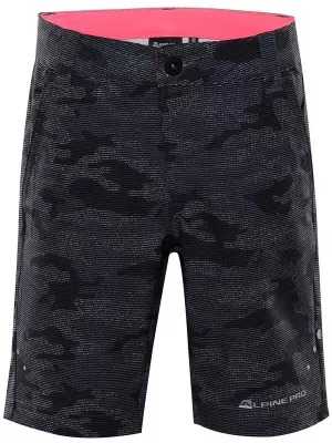 Pantaloni scurţi ALPINE PRO TRENTO 2 KPAR186 GRI/ROZ