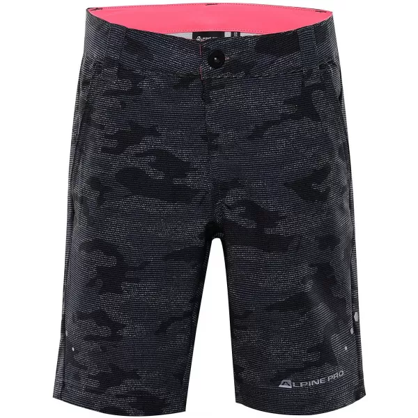  Pantaloni scurţi ALPINE PRO TRENTO 2 KPAR186 GRI/ROZ 