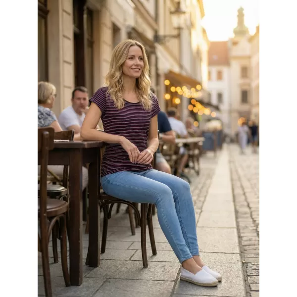 Tricou de damă cu mâneci scurte ALTISPORT GOBNATA LTSR640 NEGRU 