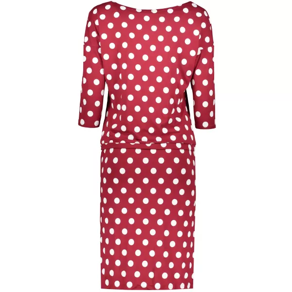  Rochie NUMOCO A13-111 PUNCTE ALBE 