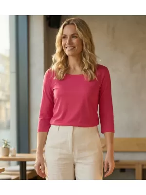 Tricou dama cu maneci 3/4 ALTISPORT MARAXA LTSR670 ROZ