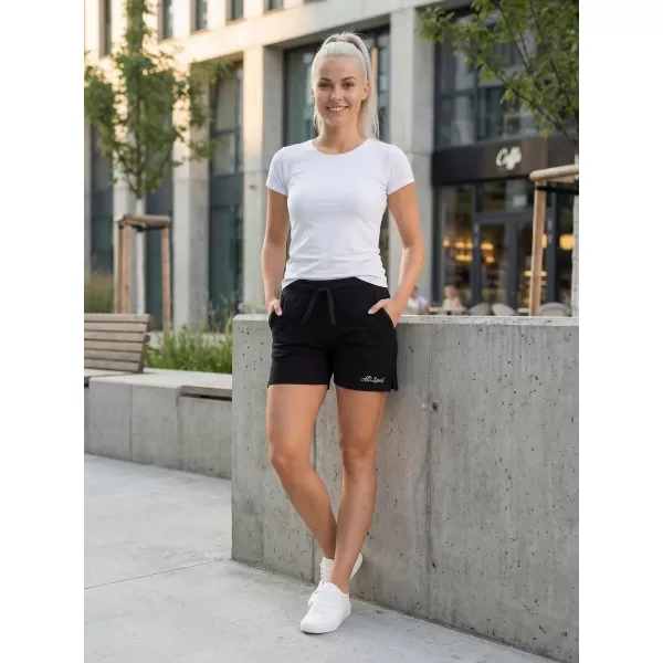  Pantaloni scurți de damă ALTISPORT ARISTA LPAR425 NEGRU 