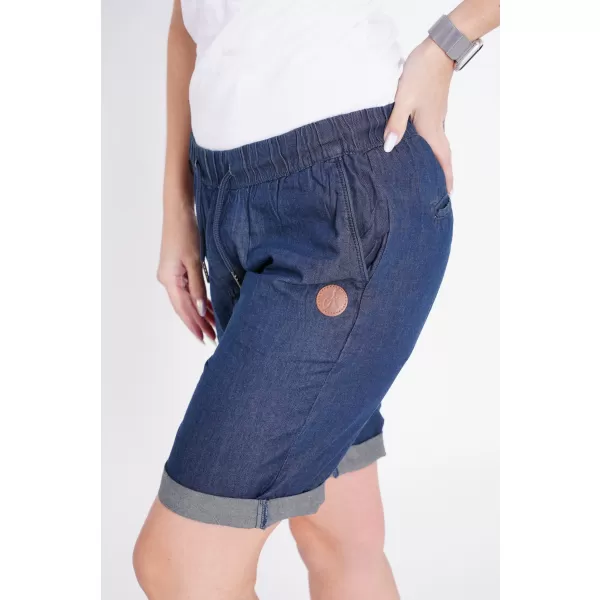  Pantaloni scurți de damă ALTISPORT ALUDRA LPAR424 ALBASTRU 