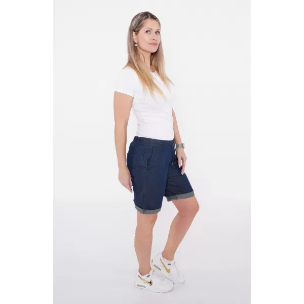  Pantaloni scurți de damă ALTISPORT ALUDRA LPAR424 ALBASTRU 