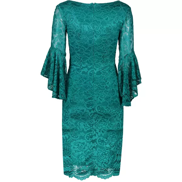  Rochie pentru femei NOMOCO A234-2 Green Dantelă NOMOCO1 