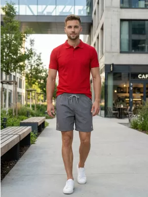 Pantaloni scurți pentru bărbați ALTISPORT NOLON MPAR458 GRI