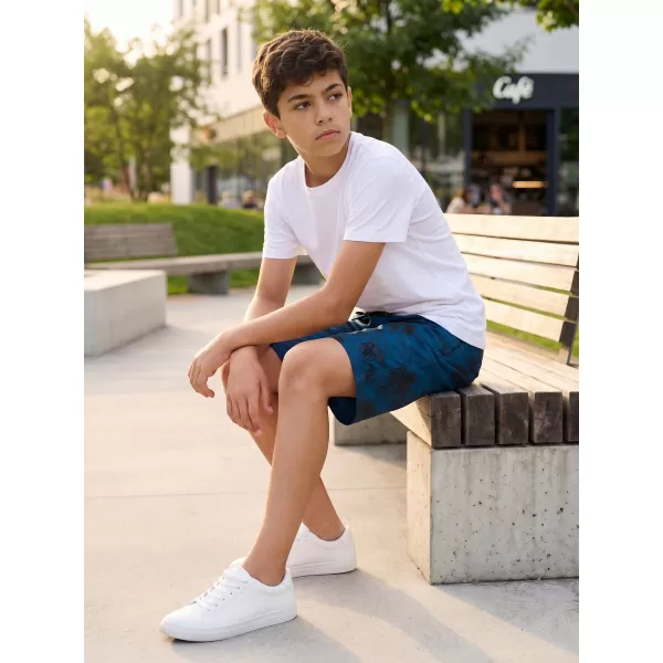  Pantaloni scurți de băieți SAM 73 ERASYLO KPAR189 ALBASTRU ÎNCHIS 