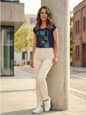 Maieu de damă KIXMI JACKIE ALBASTRU INCHIS
