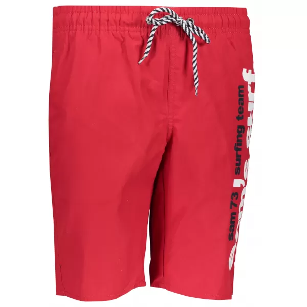  Pantaloni scurți de băieți SAM 73 BS 525 ROŞU 