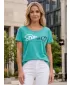 Tricou pentru femei cu mâneci scurte SAM 73 WT 801 NEON