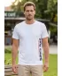 Tricou pentru bărbați cu mâneci scurte SAM 73 MT 766 ALB