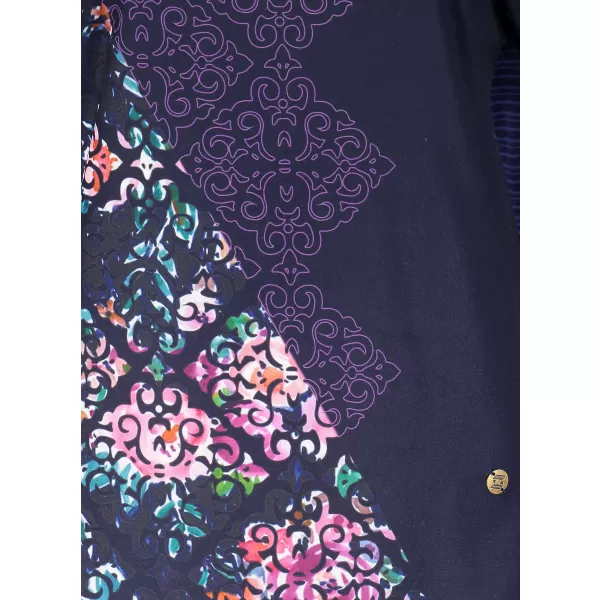  Tricou de damă cu mâneci scurte KIXMI JESSIA ALBASTRU INCHIS 