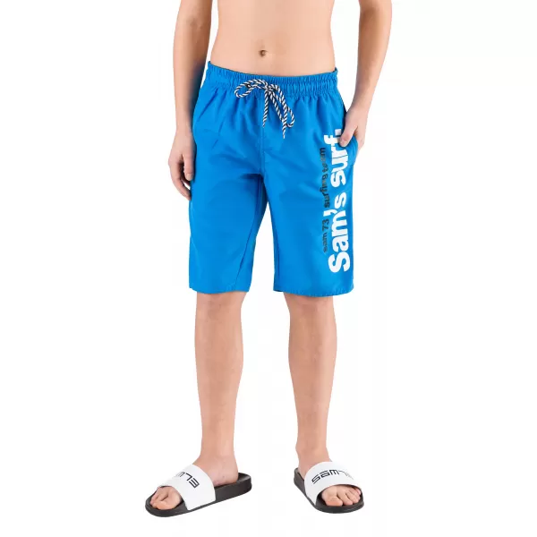  Pantaloni scurți de băieți SAM 73 BS 525 ALBASTRU 