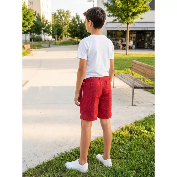  Pantaloni scurți de băieți SAM 73 BS 528 ROŞU 