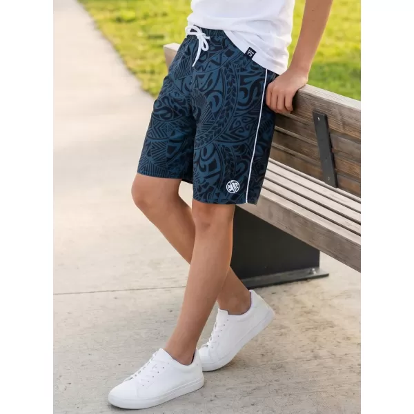 Pantaloni scurți de băieți SAM 73 BS 528 ALBASTRU ÎNCHIS 